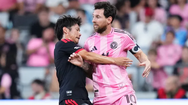 Lionel Messi ante DC United.