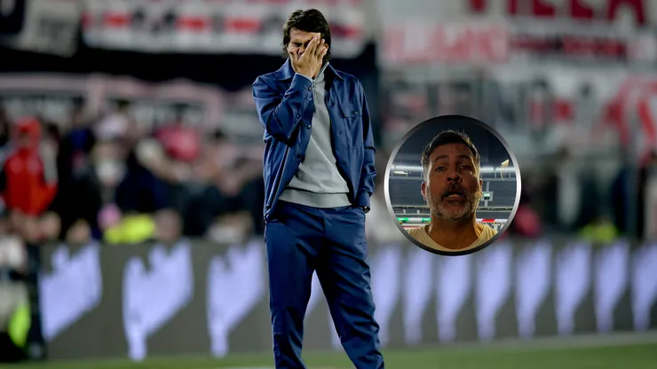 Ponzio durante el triunfo de River.