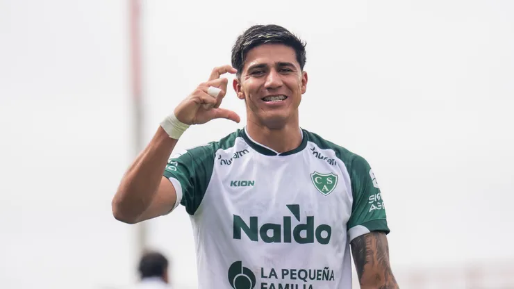 Junior Marabel, futbolista de Sarmiento de Junín.