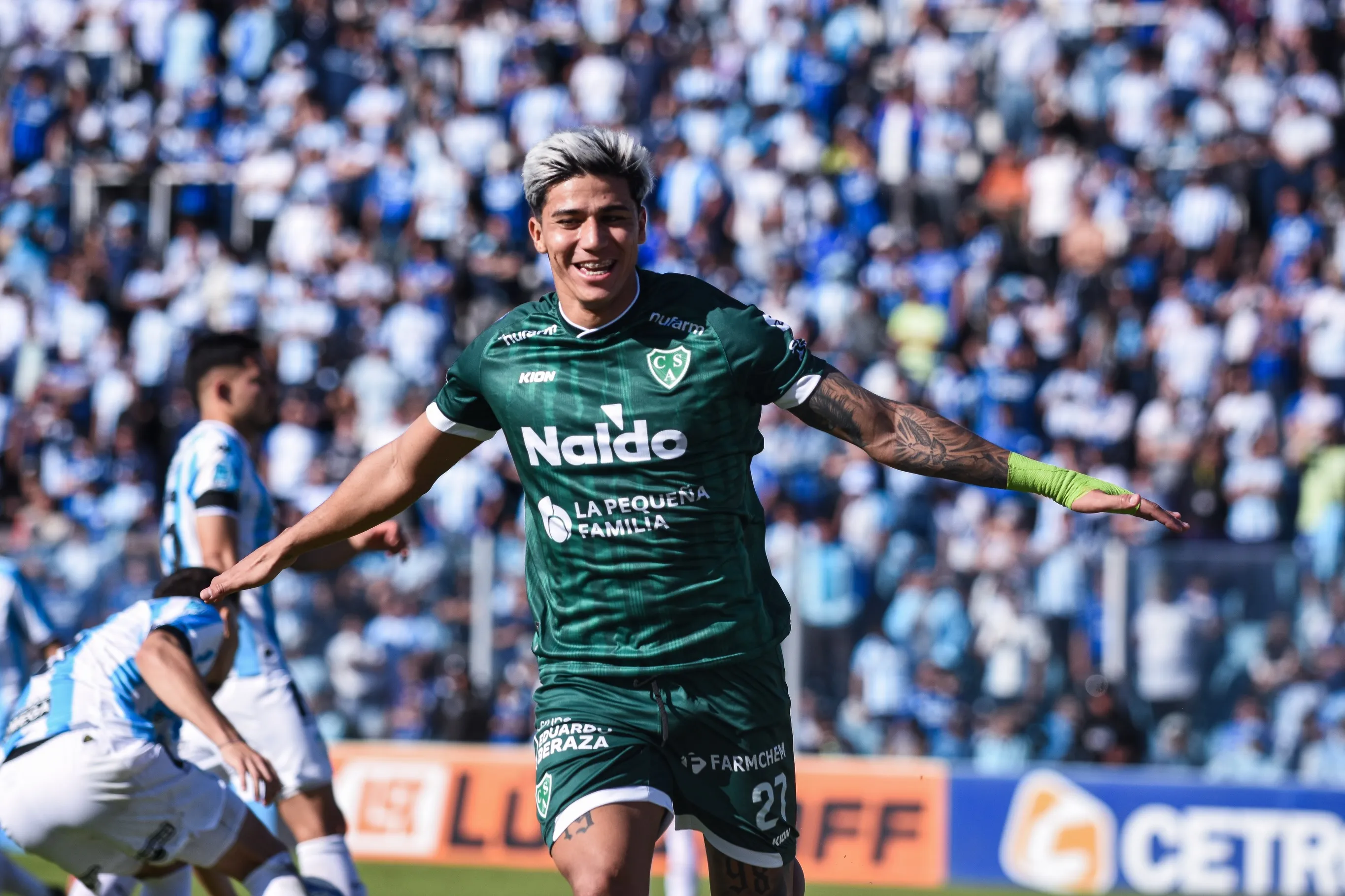 Junior Marabel, futbolista de Sarmiento de Junín. (@junior_marabel.27)