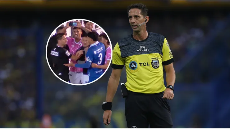 Nicolás Lamolina quedó en el ojo de la tormenta en All Boys vs. Godoy Cruz