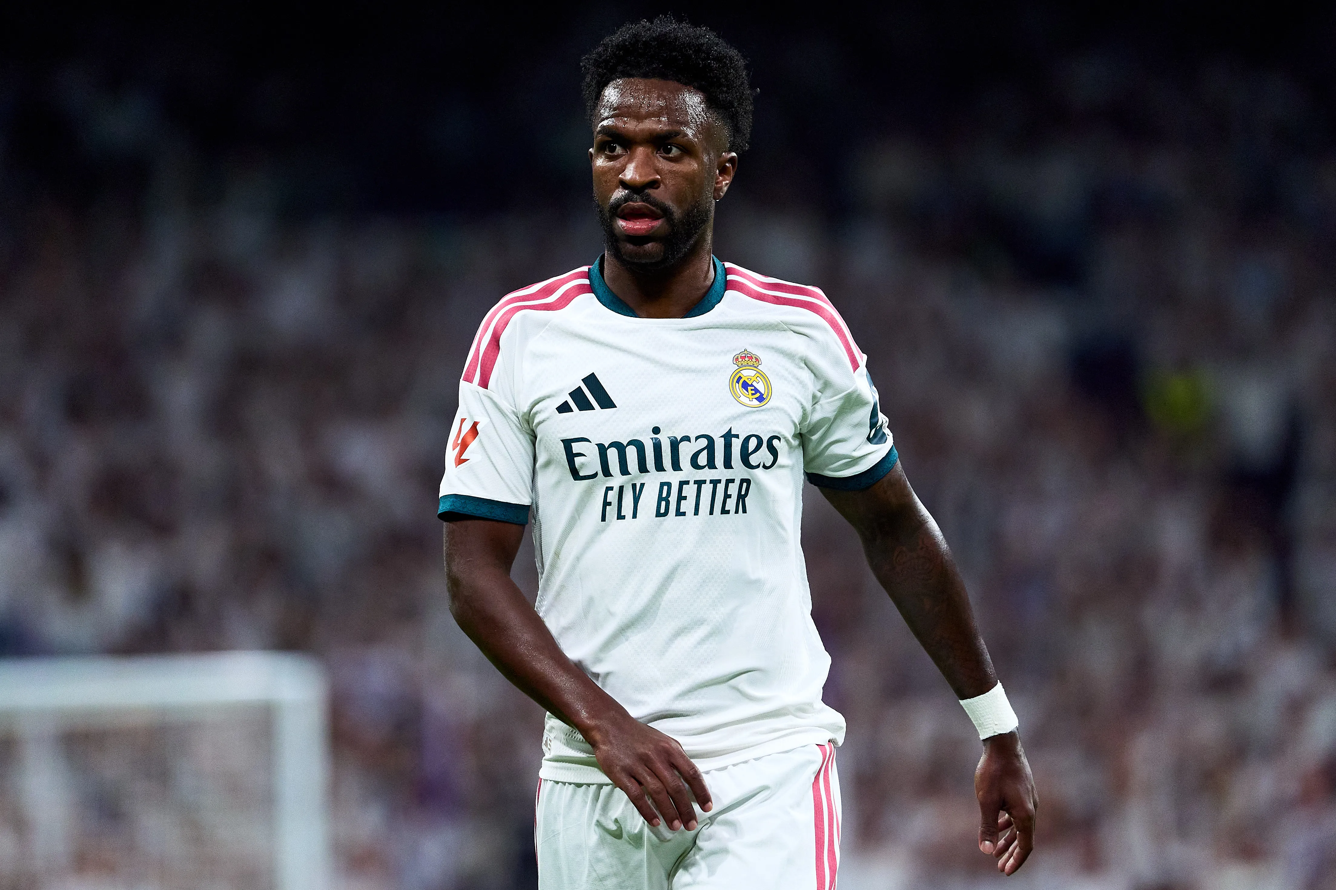 Vinicius no podrá jugar el Clásico contra Barcelona (Getty Images)