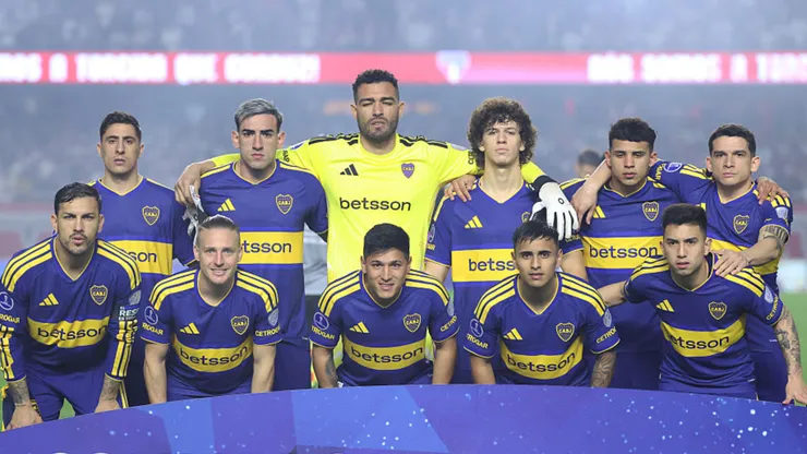 Los futbolistas de Boca Juniors.