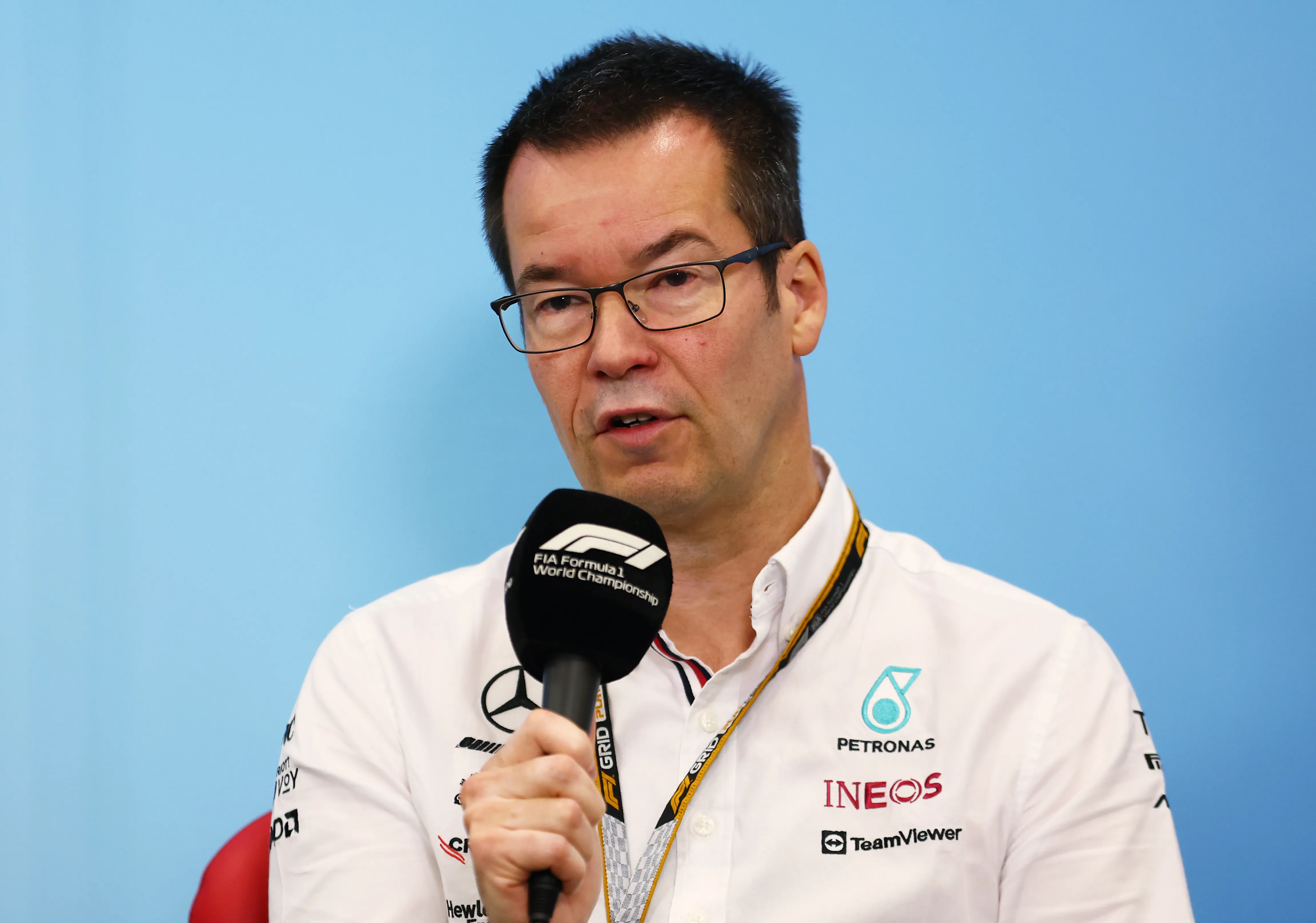 Mike Elliott, en su etapa como jefe de aerodinámica de Mercedes (Getty Images)