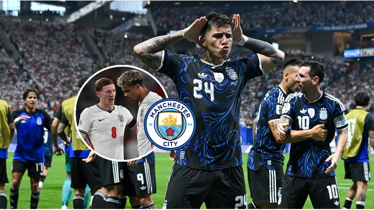 El festejo de Enzo Fernández en las semifinales del Mundial