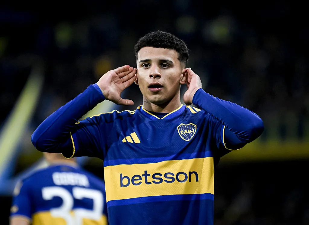 Leonel Flores, juvenil figura de Boca. (Getty Images)