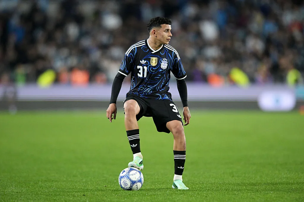 Leonel Flores en la Selección Argentina. (Getty Images)