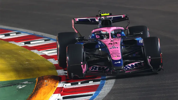 El A526 de Franco Colapinto en el Gran Premio de Singapur