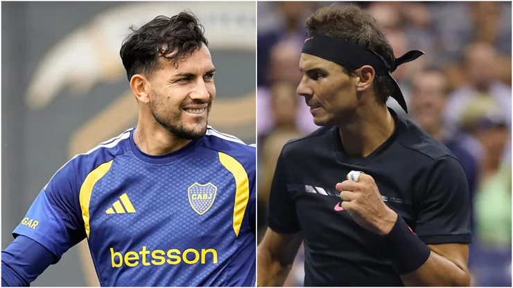 Leandro Paredes y Rafael Nadal