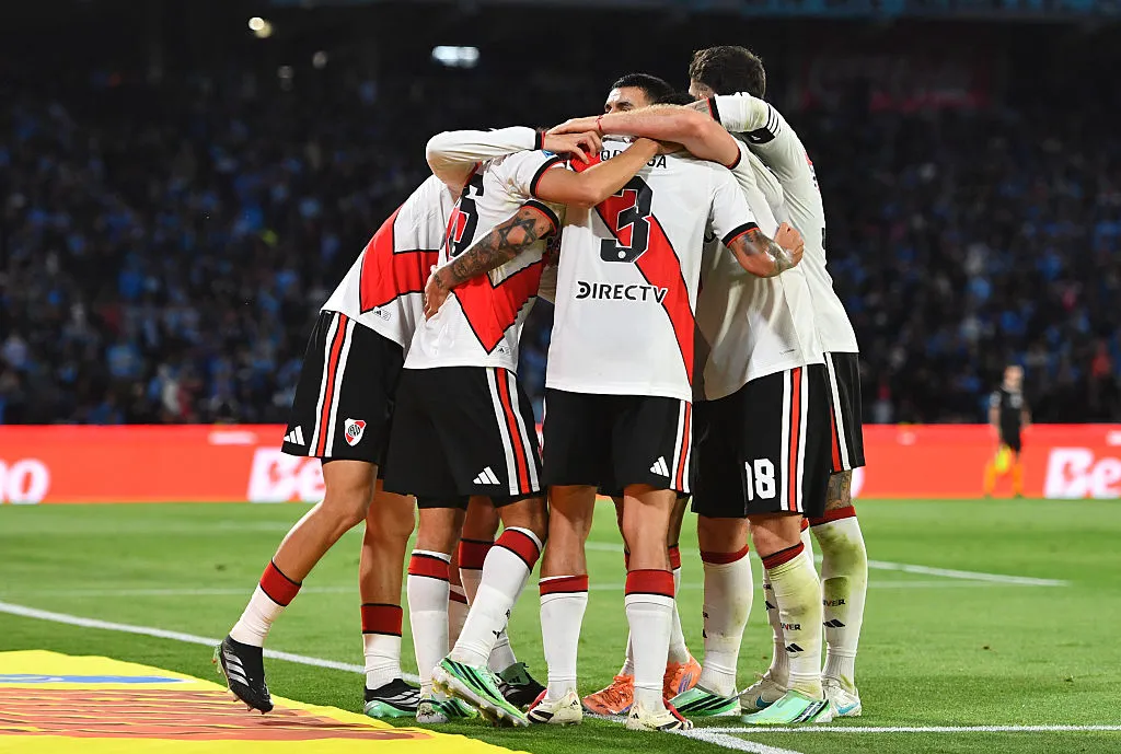 Los futbolistas de River Plate. (Getty Images)
