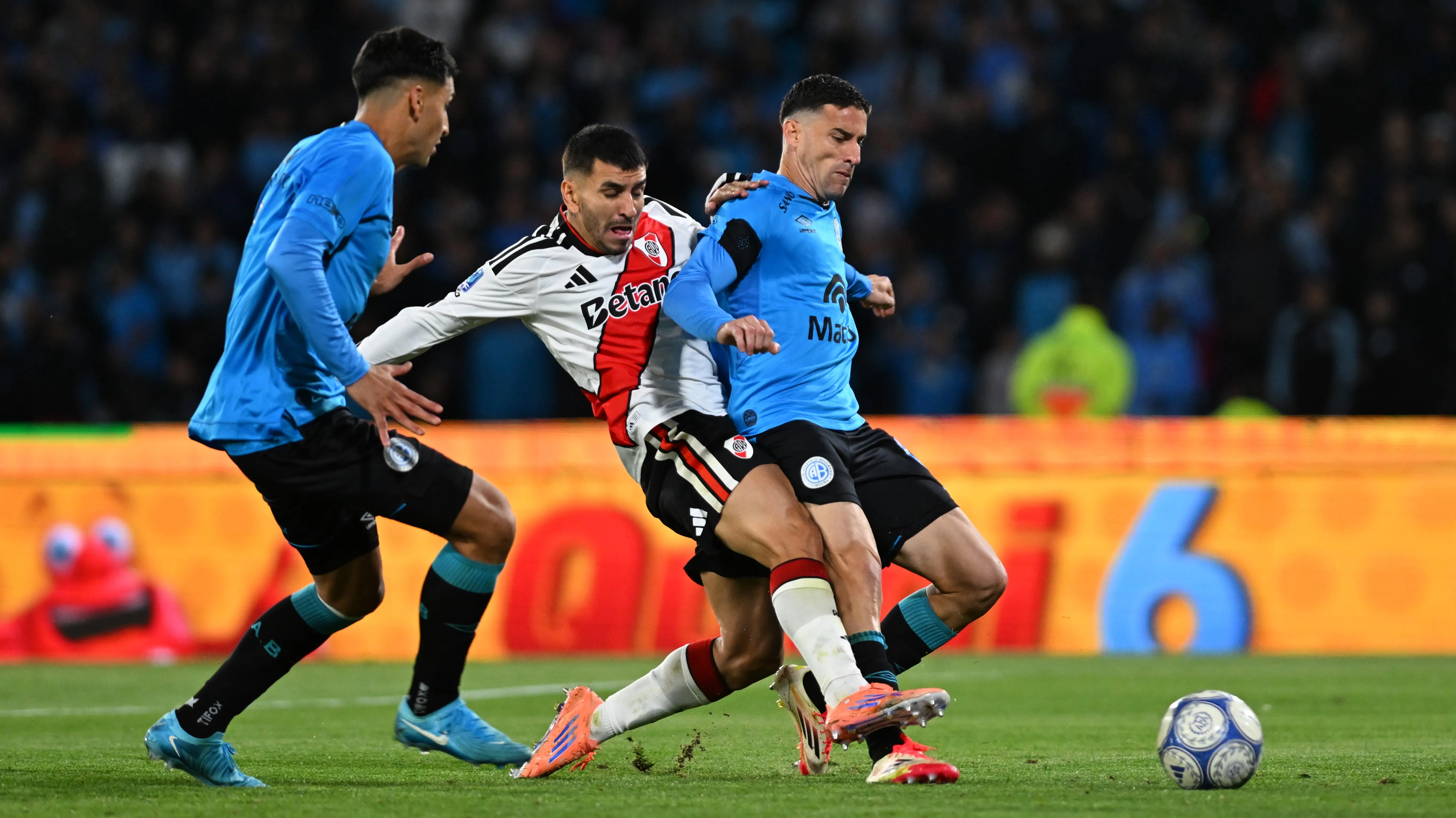 River le ganó bien a Belgrano en Córdoba. (Foto: Getty).