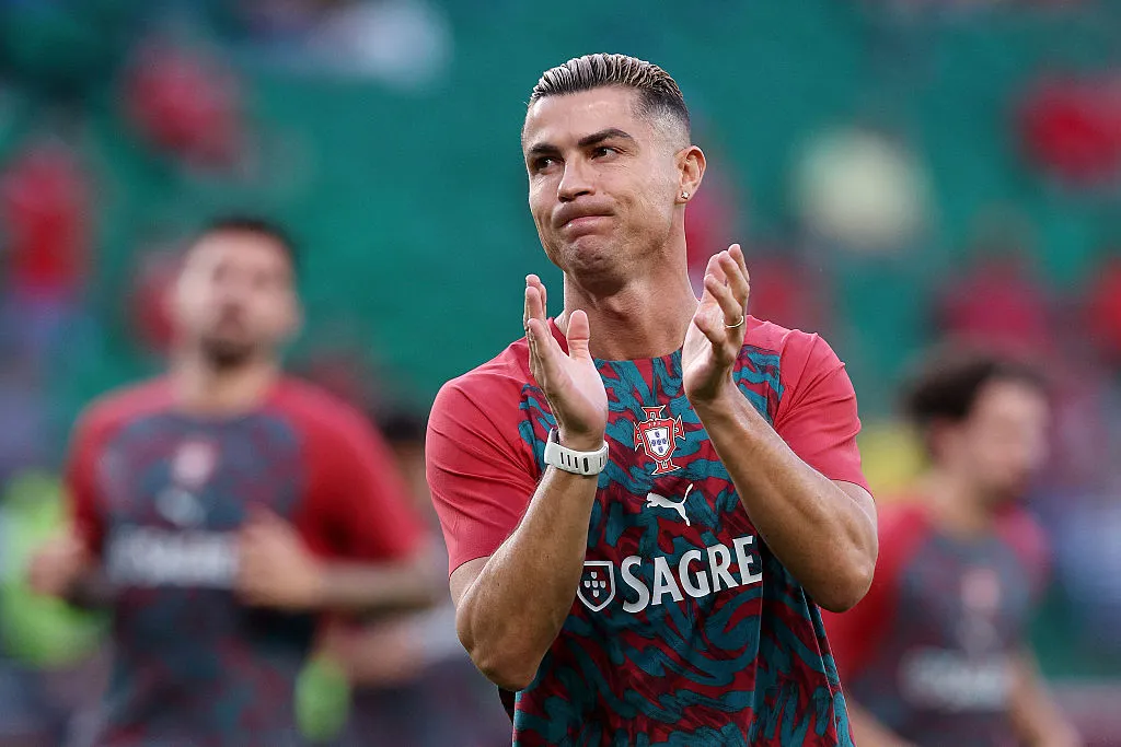 Cristiano Ronaldo en la Selección de Portugal. (Getty Images)