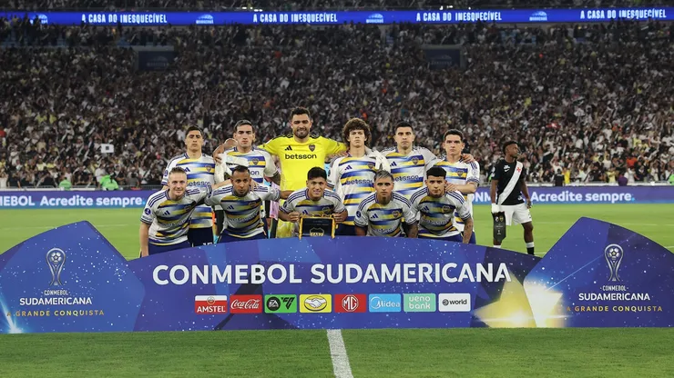 Los 11 titulares de Boca en Río de Janeiro.