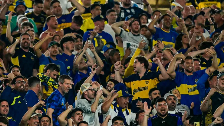 Hinchas de Boca en el Estadio Maracaná