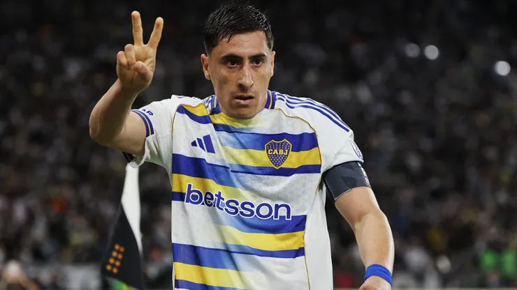 Miguel Merentiel celebra su gol ante Vasco da Gama.