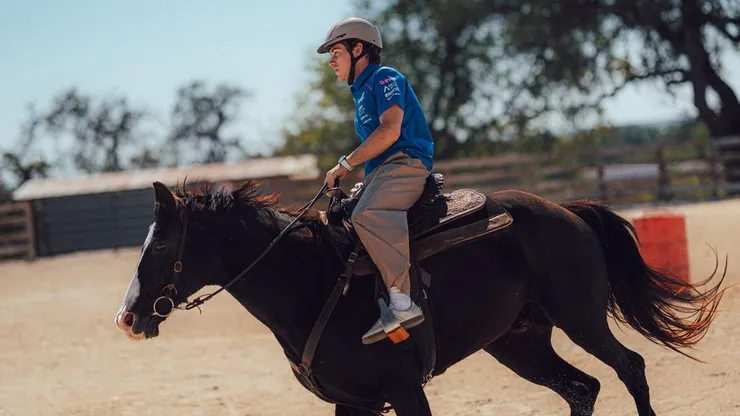 Franco Colapinto en Texas