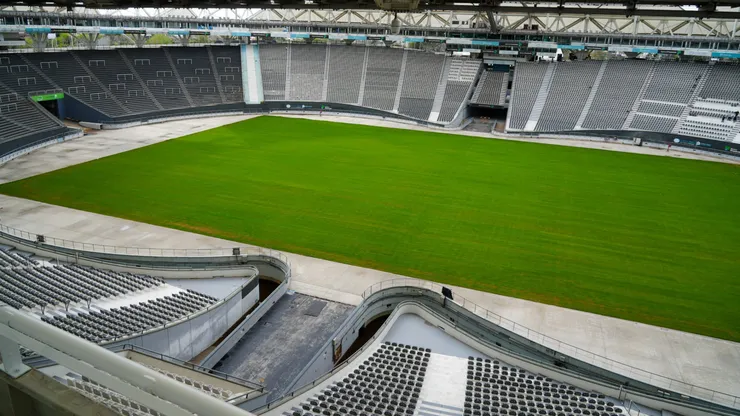 Estadio Único Diego Armando Maradona - Tricampeones del Mundo.