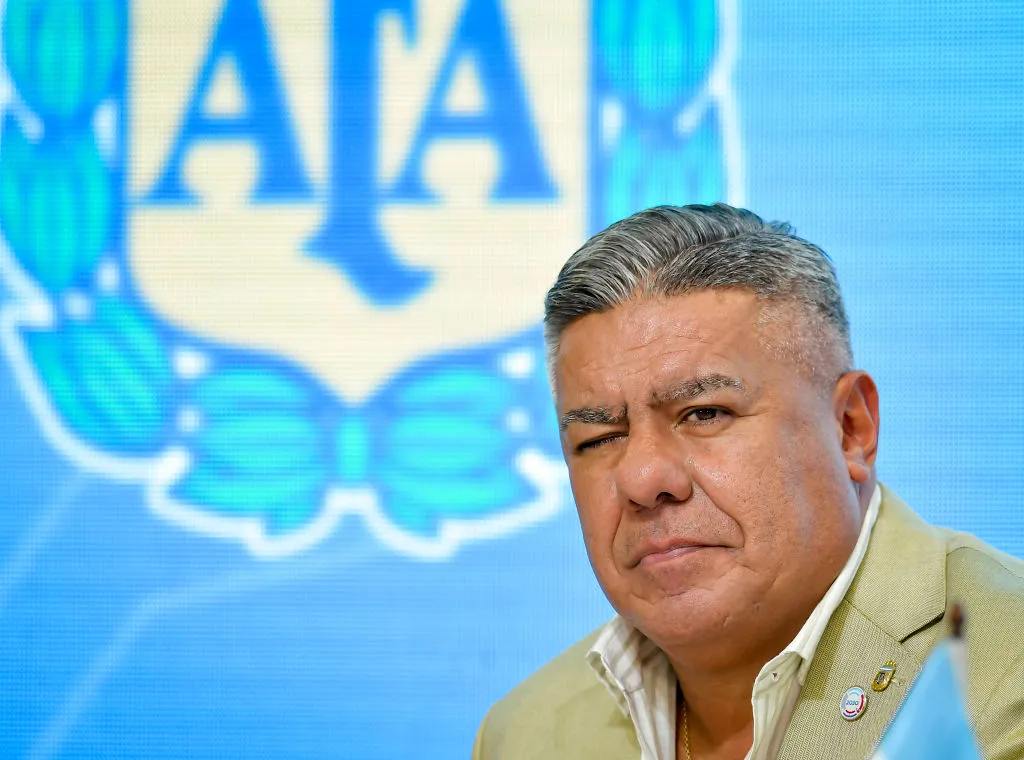 Claudio Tapia, presidente de la Asociación del Fútbol Argentino. (Getty Images)