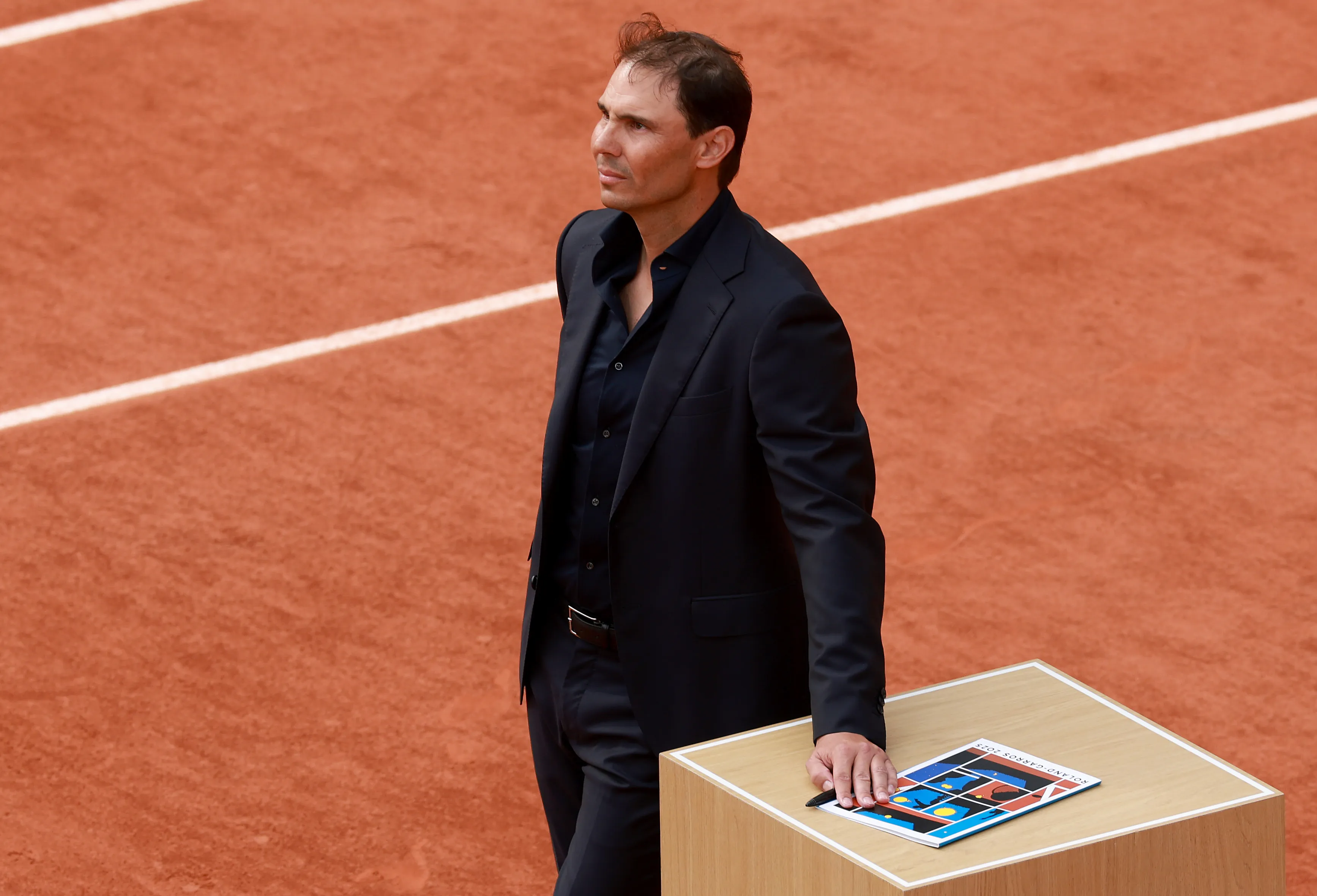 Rafael Nadal, homenajeado en Roland Garros 2025. (Foto: Getty).