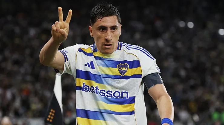 Miguel Merentiel, goleador uruguayo de Boca.