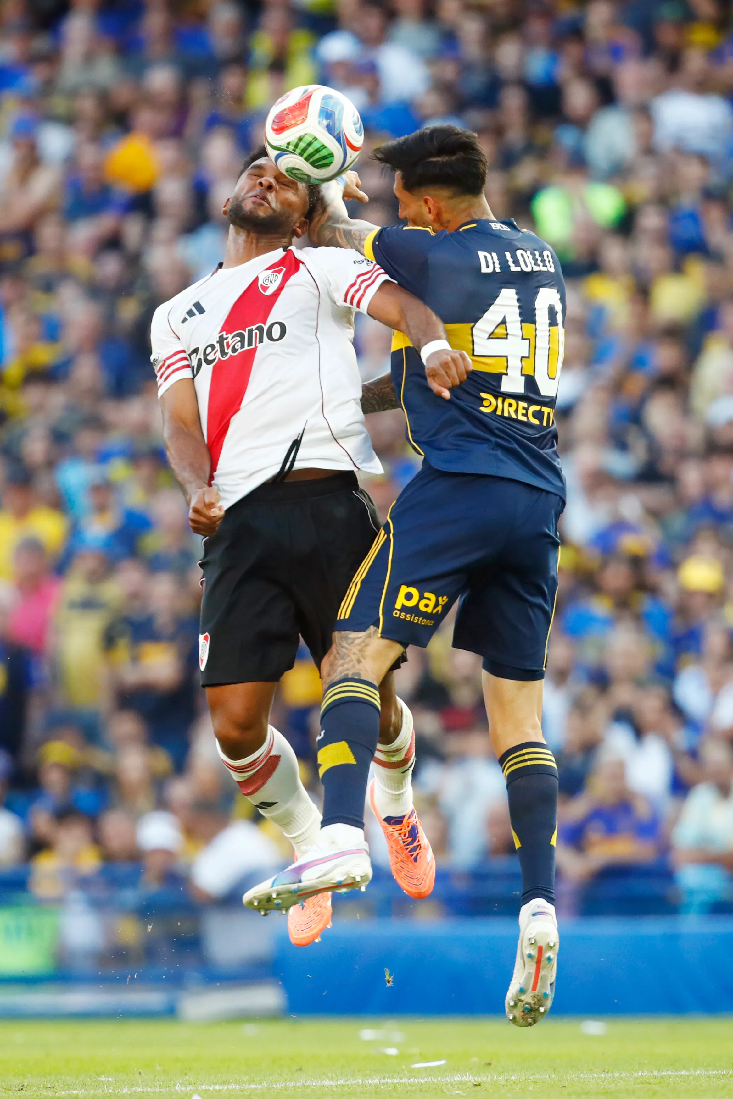 Borja en el Superclásico del segundo semestre de 2025. (Foto: Getty).