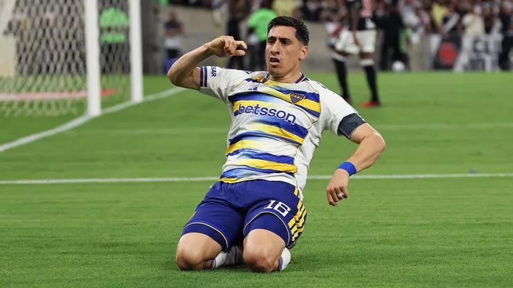 Miguel Merentiel hizo el segundo gol de Boca ante Vasco en el Maracaná