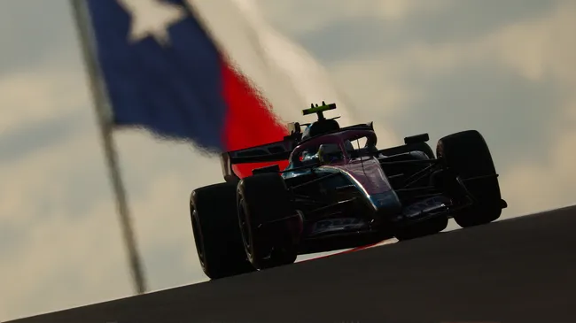 Franco Colapinto en el Circuito de las Américas de Austin, Texas