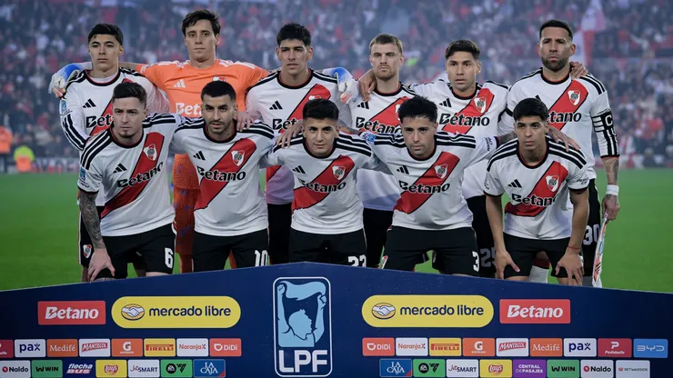 Los 11 titulares de River frente a Racing.