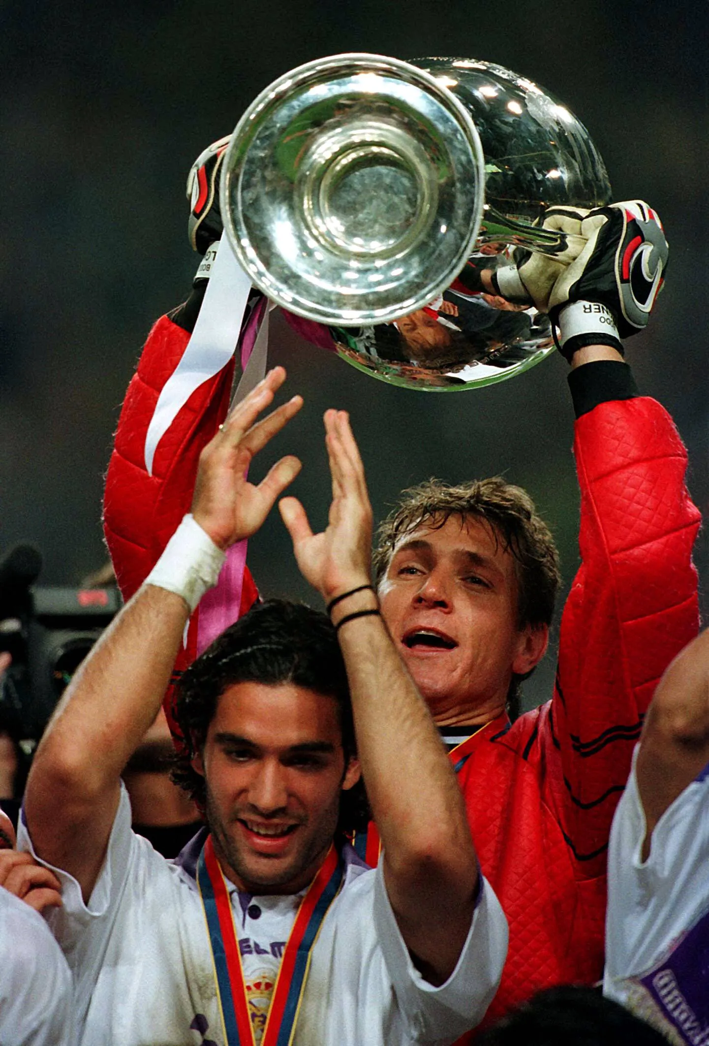 Sanz con la Champions 1998. (Foto: Imago).