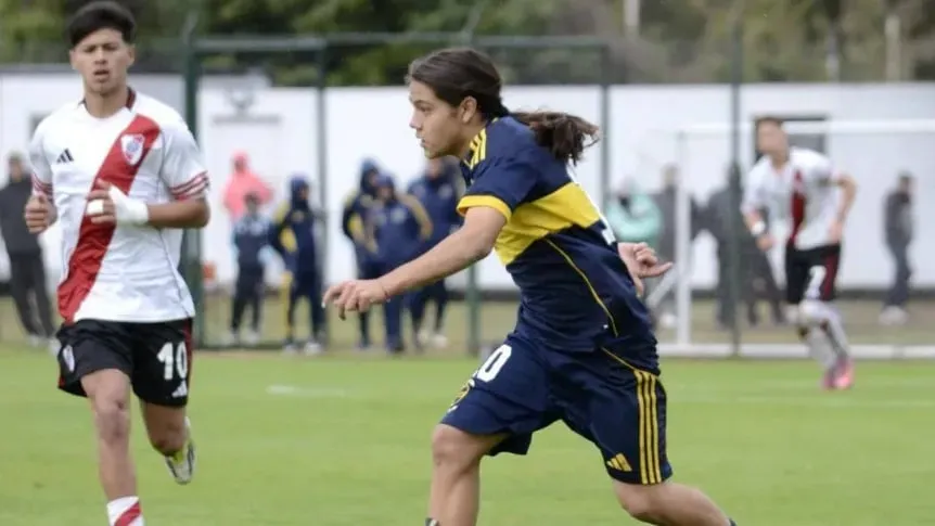 Benjamín Posse, juvenil de Boca Juniors.