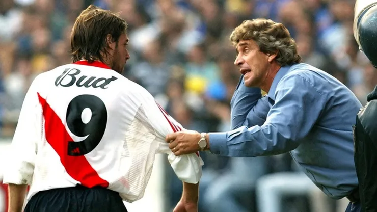 Fernando Cavenaghi y Manuel Pellegrini