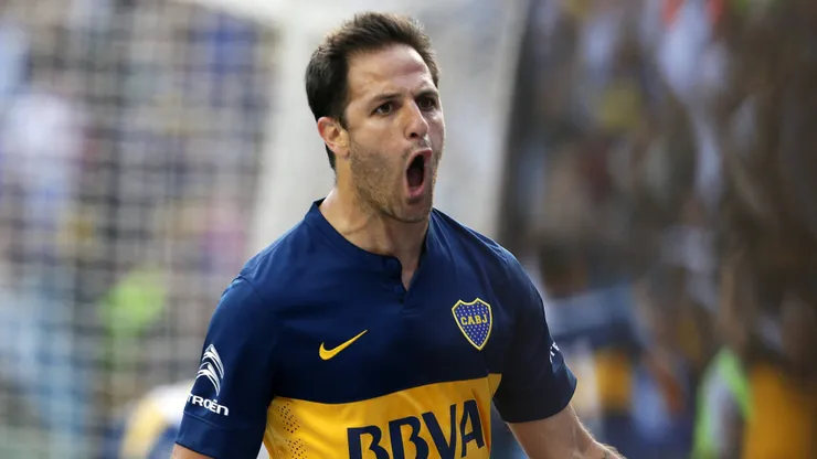 Burrito Martínez en su paso por Boca