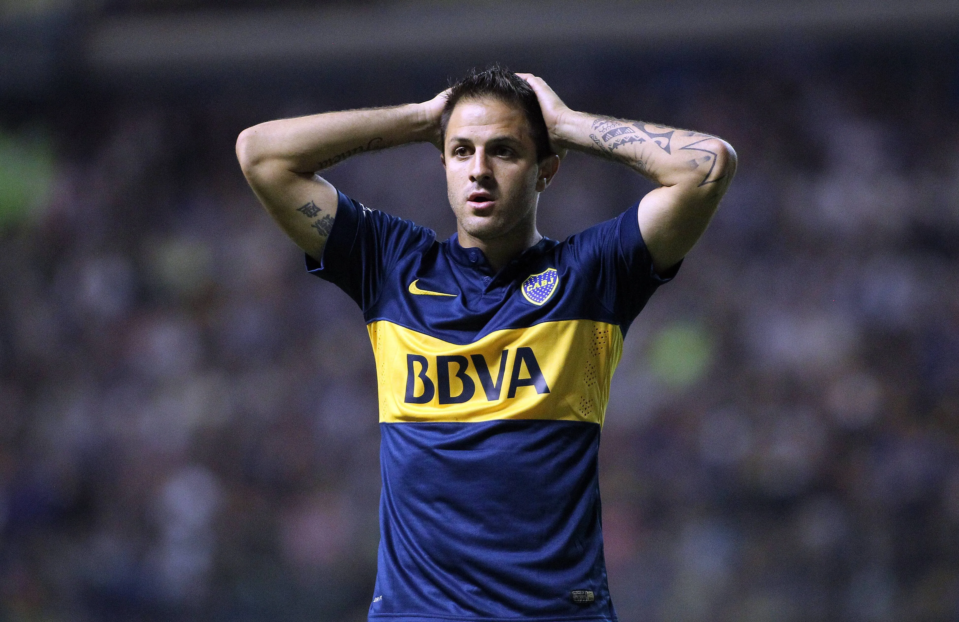 El Burrito Martínez en su paso por Boca (IMAGO)