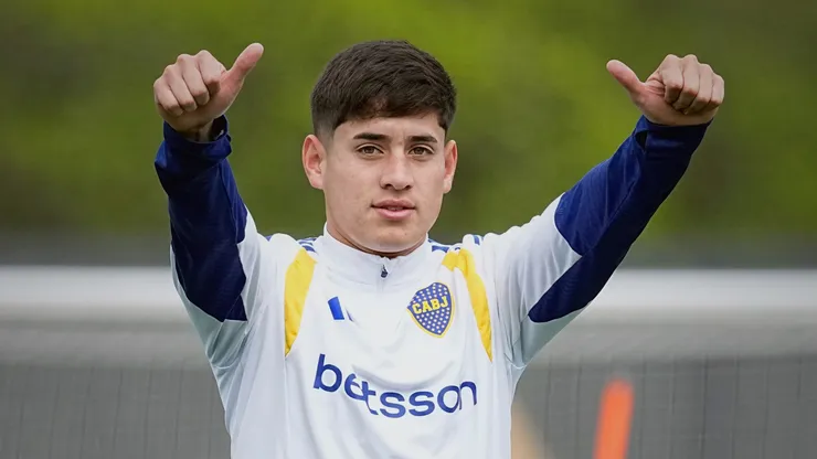 Tomás Aranda, futbolista de Boca Juniors.