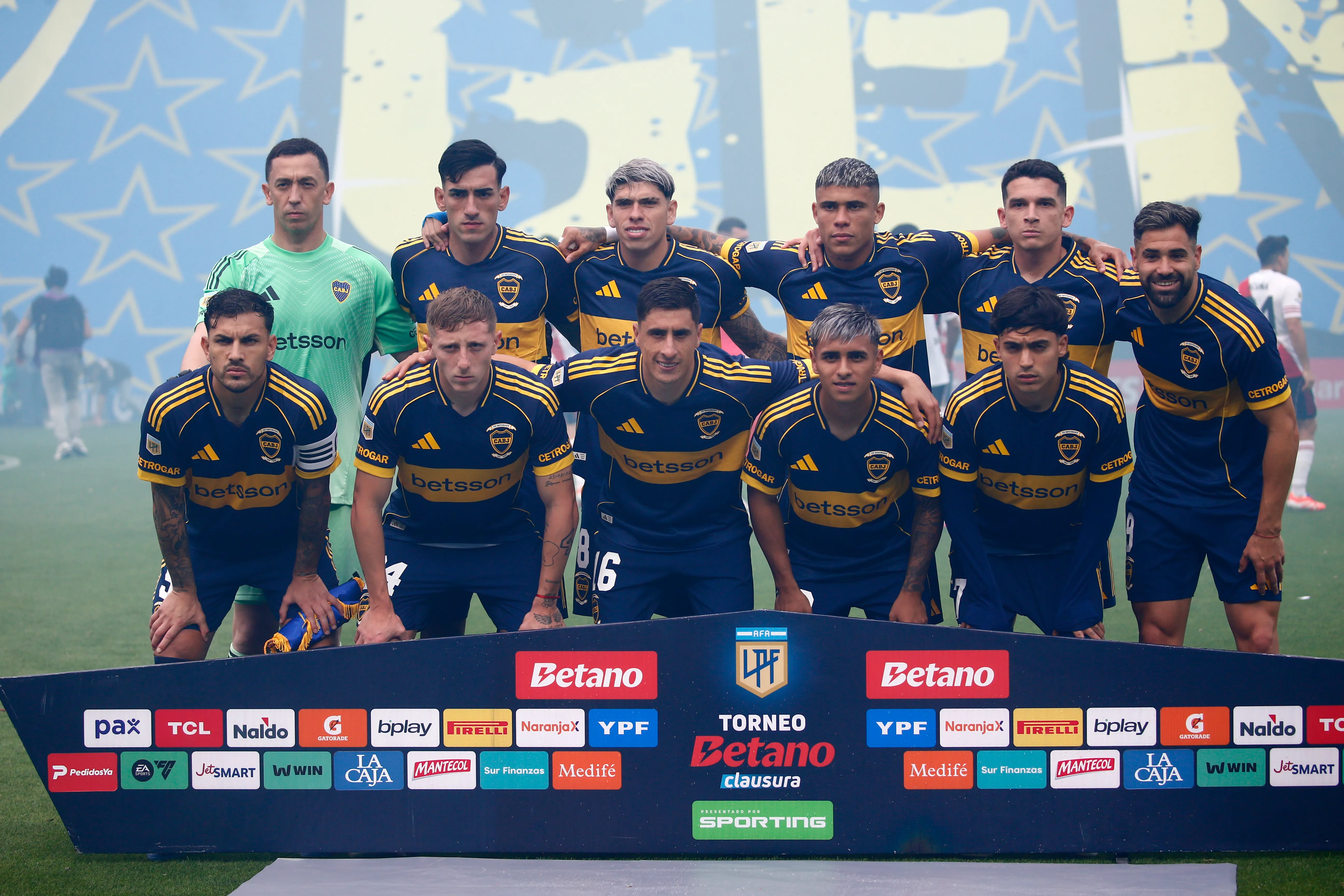 El once de Boca que jugó el último Superclásico en La Bombonera. (Foto: Getty).