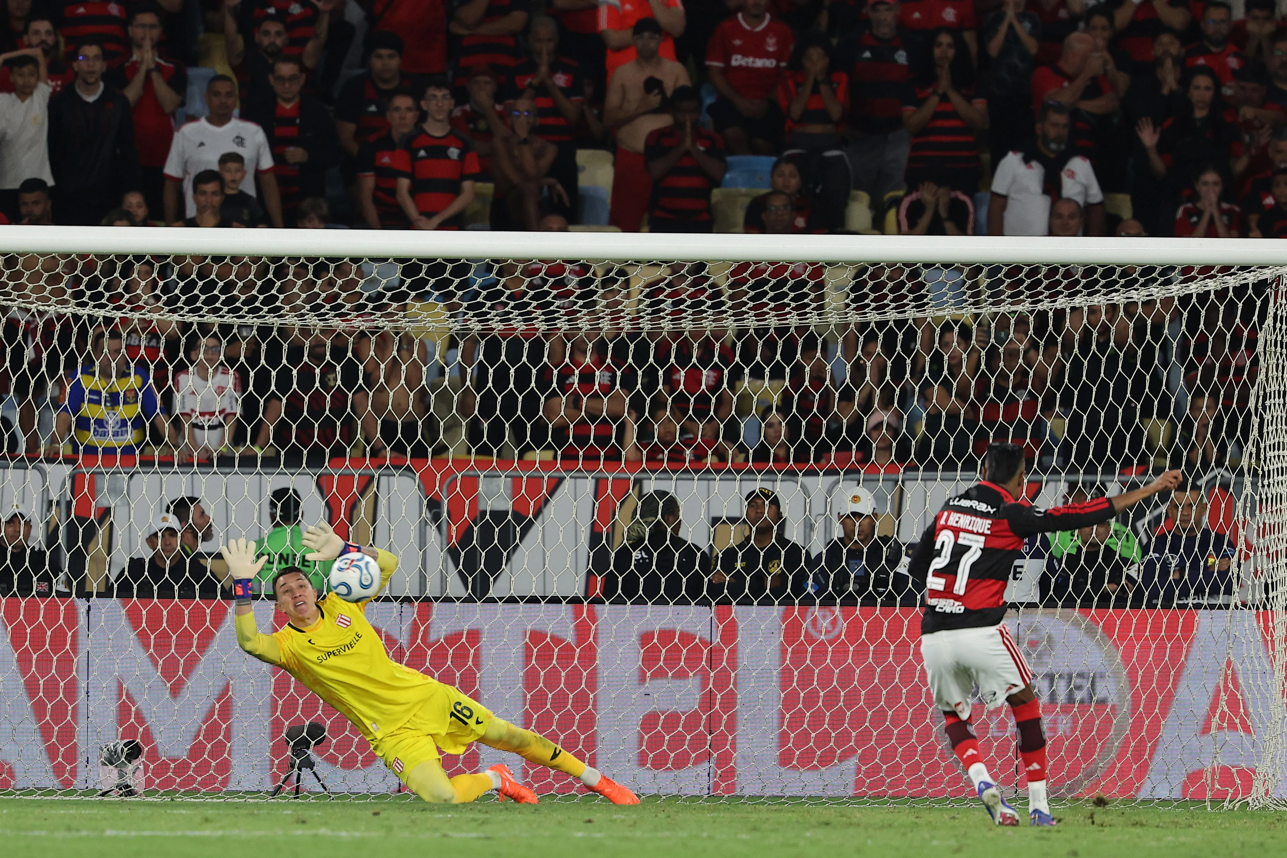 Muslera, el héroe ante Flamengo. (Foto: Getty).