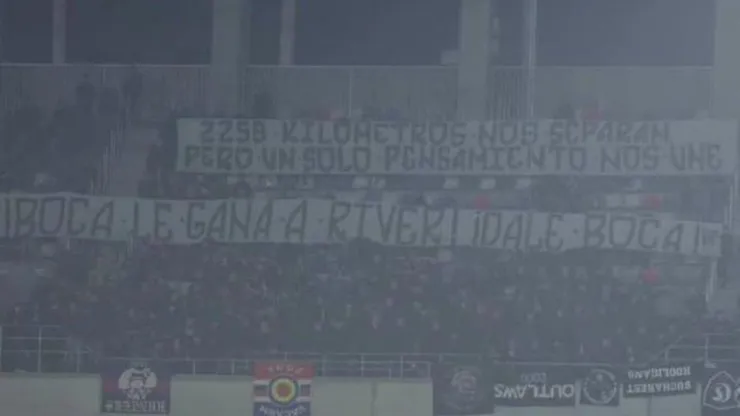 Steaua Bucarest apoya a Boca a la distancia