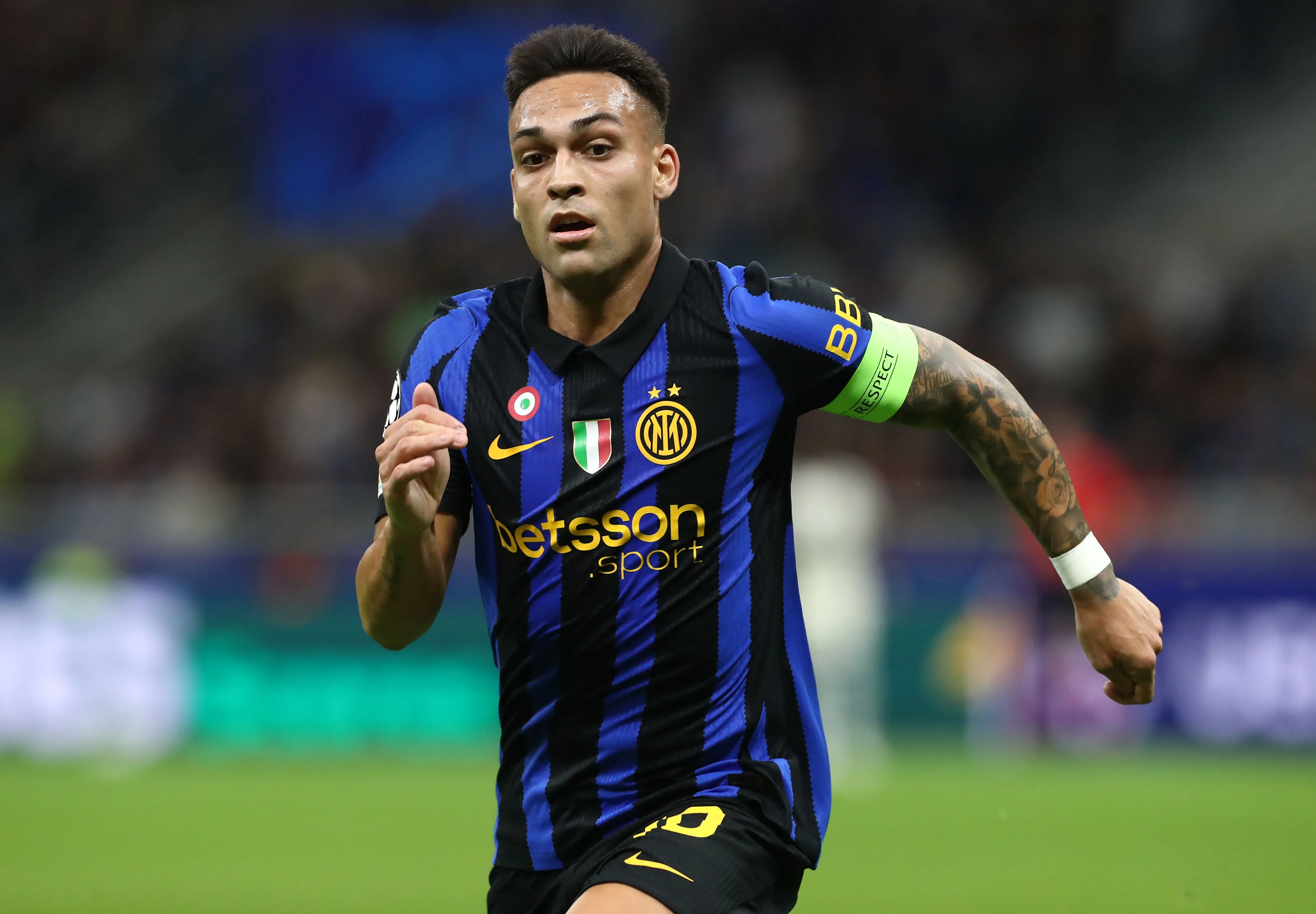 Lautaro Martínez no juega desde la derrota con Brujas (Getty Images)