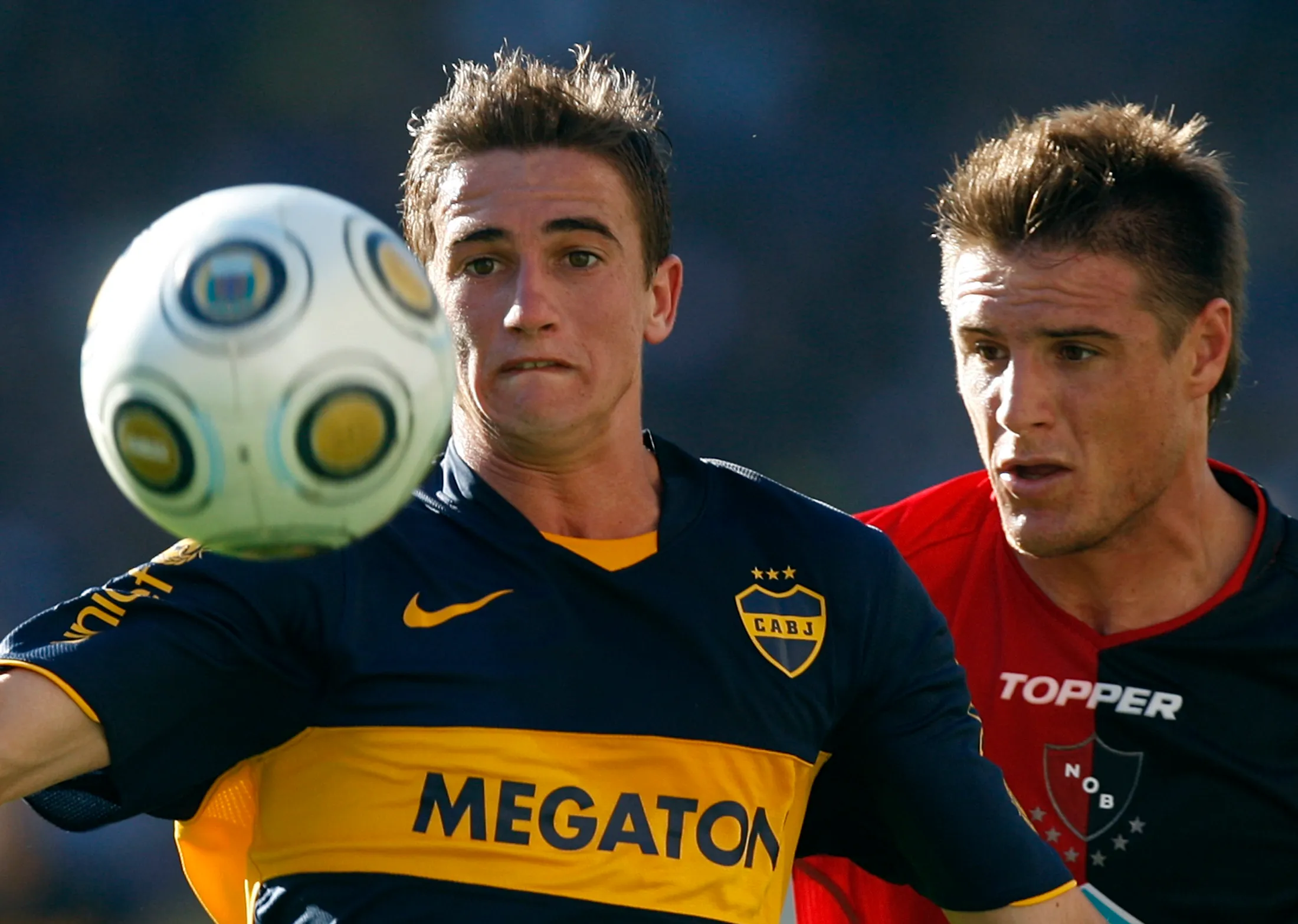 Tito Noir en su paso por Boca, en 2009 (Reuters)