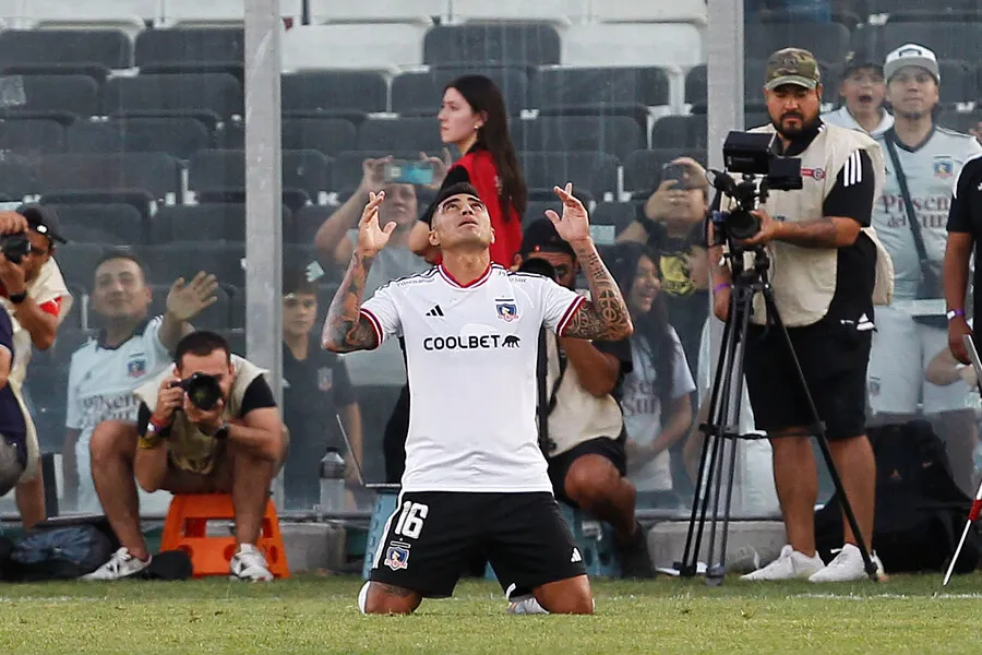 Lezcano tiene un pobre registro goleador en Colo Colo. | Foto: Photosport