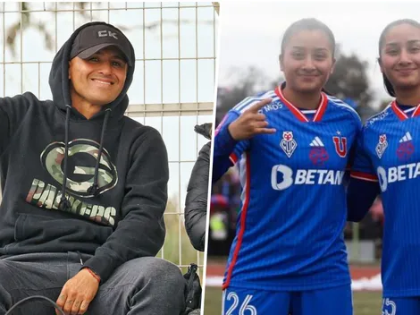 Hincha de la U de lujo: Suazo llega a alentar a las Leonas y a sus hijas
