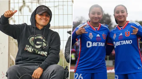 Hincha de la U de lujo: Suazo llega a alentar a las Leonas y a sus hijas