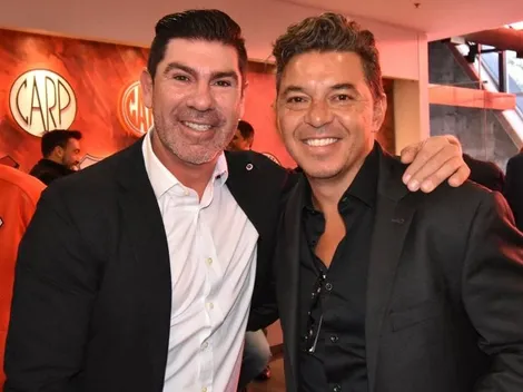 Reciben como ídolo al Matador Salas en homenaje a Marcelo Gallardo