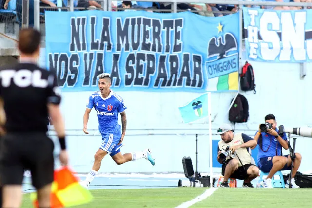 El primer gol se lo convirtió a O’Higgins en Rancagua (Photosport)
