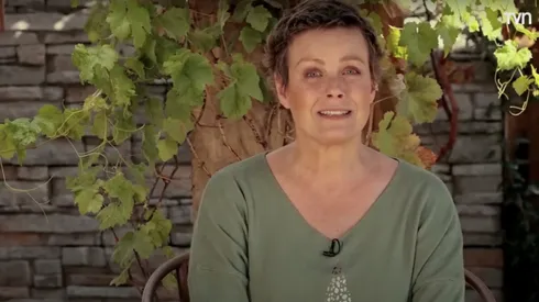 Claudia Conserva en el cierre del documental Brava, emitido por TVN.