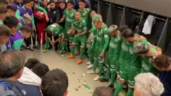 El capitán de Audax Italiano entregó una emotiva arenga en el camarín antes de enfrentar a Santos en Copa Sudamericana.