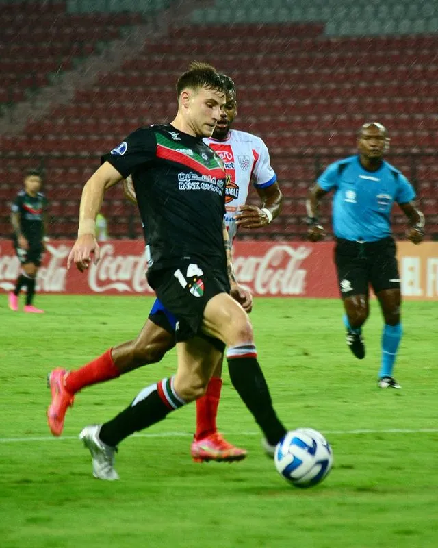El equipo de Pablo Sánchez goleó al Estudiantes de Mérida (Foto: Palestino, Instagram)