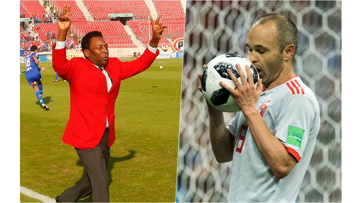 Pelé y Andrés Iniesta sonaron como posibles refuerzos en el fútbol chileno.