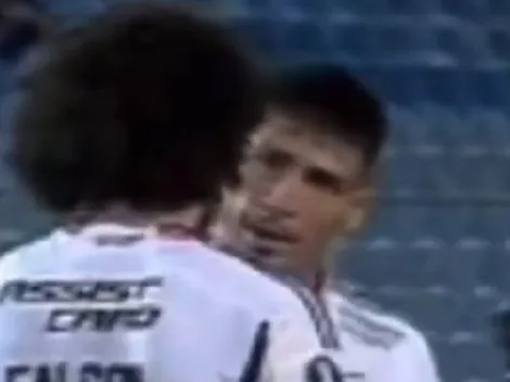 VIDEO: El momento en que Saldivia reta a Falcón por la expulsión a De Paul