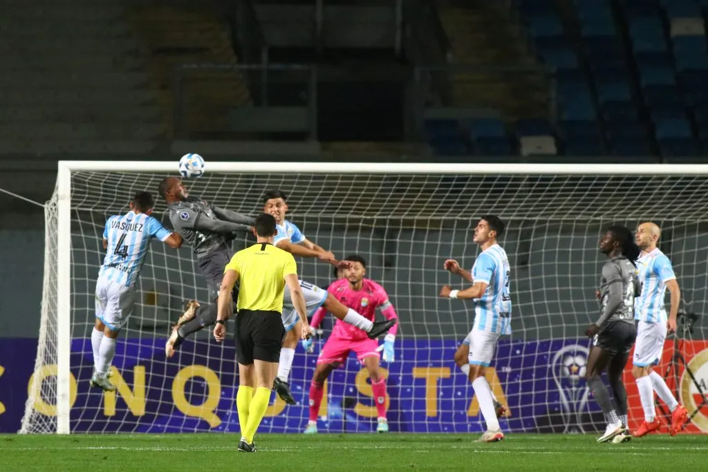 Magallanes empató 1-1 frente a Liga de Quito en el estadio El Teniente (Foto: Jorge Loyola/Photosport)